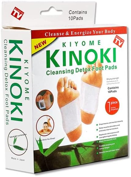 Kiyome Kinoki Detox Foot Pads Patches Relaxation Massage Relief Stress Feet Care 10 Pads In Each Box(random Box)