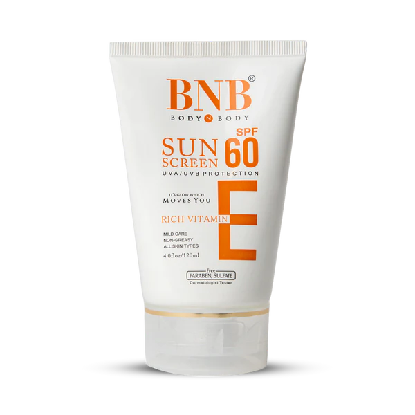 BNB Rich Vitamin E Sun Screen Spf-60 (120ml)