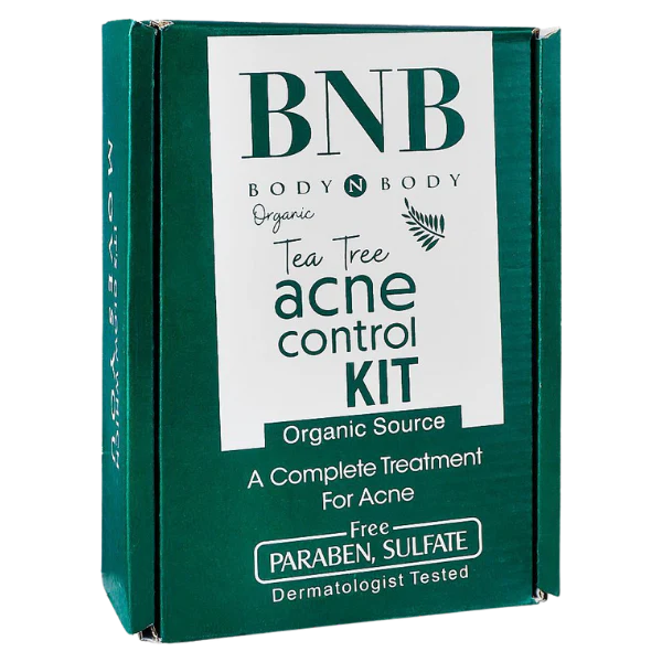 BNB Acne Control Kit ( 4 in 1, Tea Tree Acne Control FaceWash, Serum, Spf Gel, Mask)