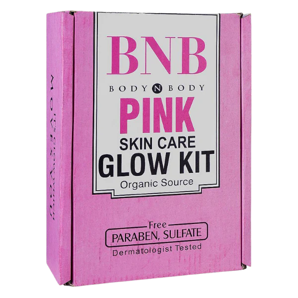 BNB Pink Glow Kit (Tone up Facial wash + Saffron Face mask + Pink Glow SPF60)