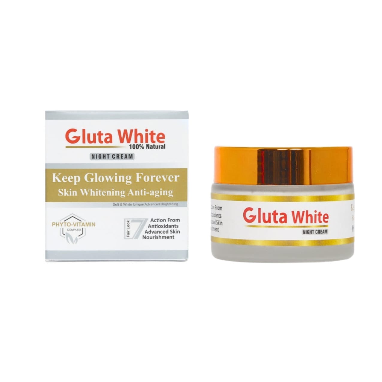 Gluta White Extreme Strong Whitening Anti Aging Day & Night Cream