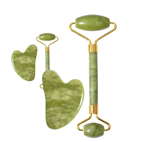 Jade Roller with Gua Sha Stone