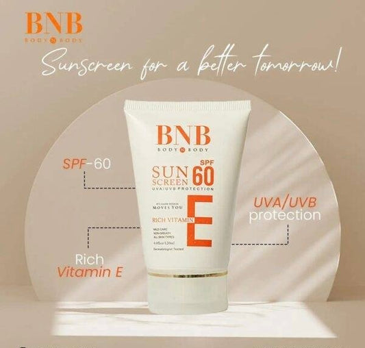 BNB Rich Vitamin E Sun Screen Spf-60 (120ml)