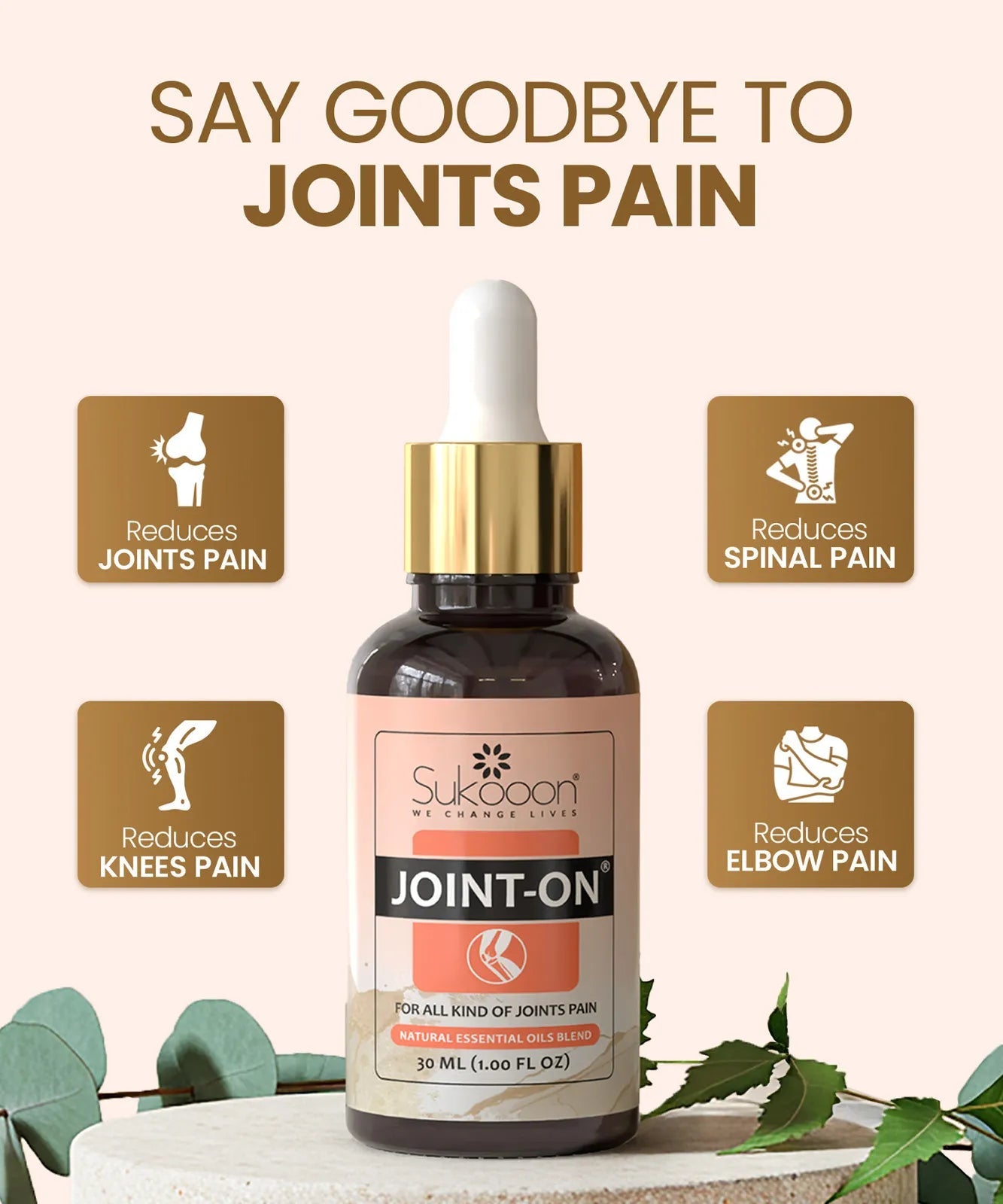 Sukoon Joint-on Essential Oil Blend [30ml]